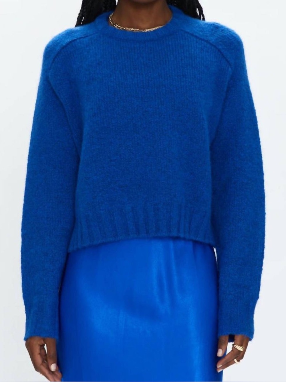 pistola adina cobalt Blue Crewneck Sweater